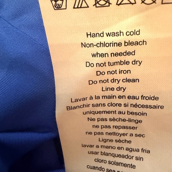 Trina Turk Ocean Blue Knot Front One Piece Swimsuit Size 4 NWT - Picture 5 of 5